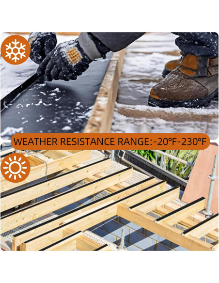 Cinta de Butilo para Vigas JOAPRIL 2 Rollos 5 cm x 15 m