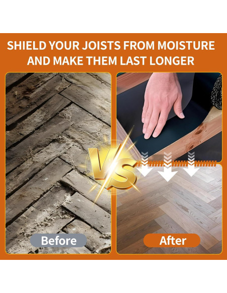 Cinta de Butilo para Vigas JOAPRIL 2 Rollos 5 cm x 15 m