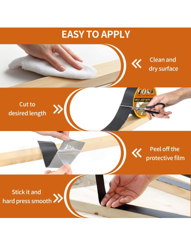 Cinta de Butilo para Vigas JOAPRIL 2 Rollos 5 cm x 15 m