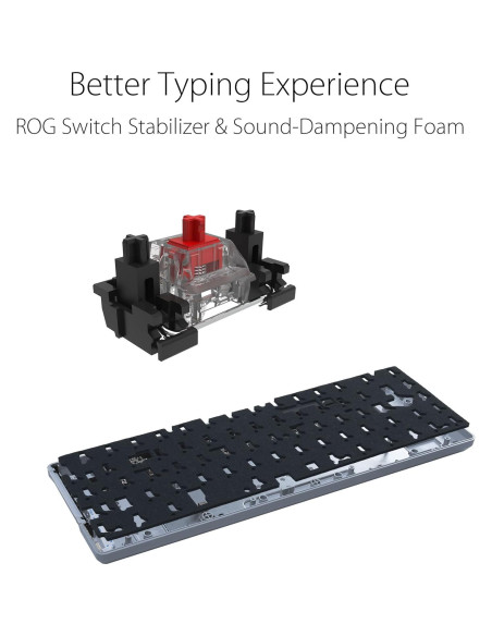 Teclado Mecánico ASUS ROG Falchion Ace 65% RGB Negro