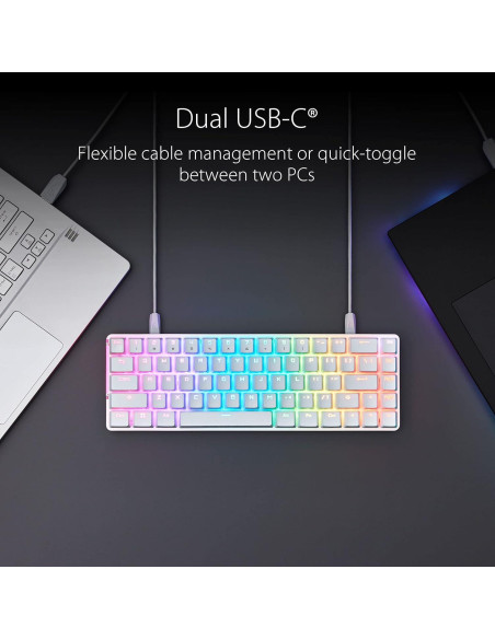 Teclado Mecánico ASUS ROG Falchion Ace 65% RGB Negro