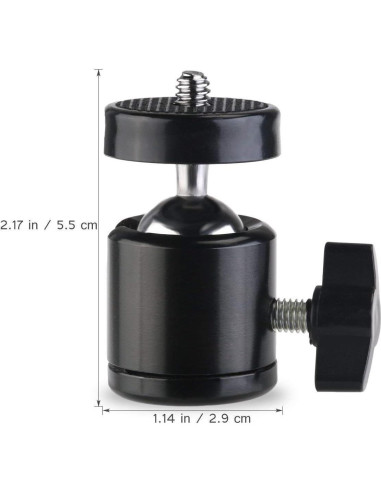 Adaptador de Montaje en Zapata SLOW DOLPHIN 360 para Cámaras