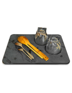 Alfombrilla de Secado de Piedra EDELANA 39.9x30 cm Antideslizante