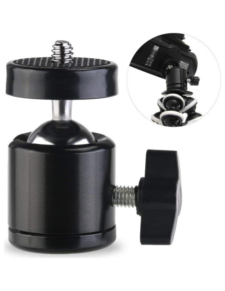 Adaptador de Montaje en Zapata SLOW DOLPHIN 360 para Cámaras