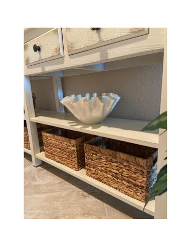 Juego de 6 Cestas de Almacenamiento M4DECOR de Jacinto de Agua