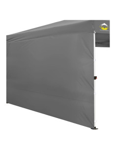Pared Lateral Solar Crown Shades 2.44x1.83m Gris Impermeable