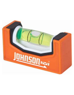 Nivel de bolsillo magnético Johnson 1721P, 90.72g, naranja