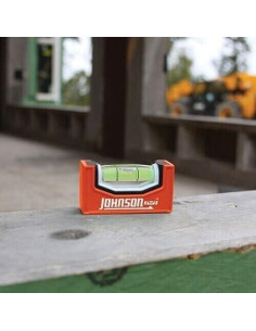 Nivel de bolsillo magnético Johnson 1721P, 90.72g, naranja 2