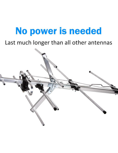 Antena Yagi Exterior Five Star FSA-5812 HD 4K 1080P 321.87 km