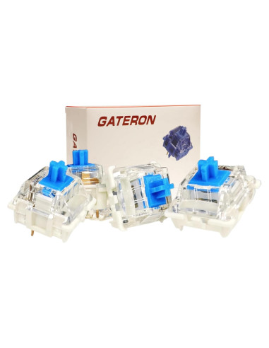 Interruptores mecánicos Gateron G Pro 3.0 Azul 70 Pcs 60gf