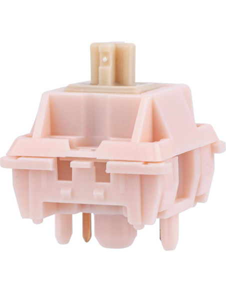 Interruptores de Teclado EPOMAKER Nude Rosa 40gf Silenciosos 35 PCS