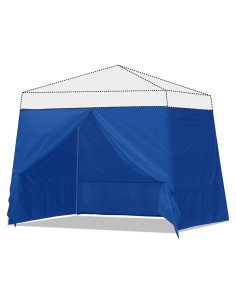 Pared Lateral Inclinada ABCCANOPY 10x10ft Azul - 4 Paredes