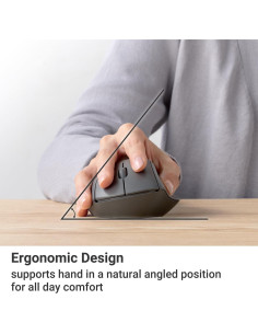 Ratón Bluetooth ELECOM Ergonómico 2000DPI Negro M-SH10BBSKBK 2