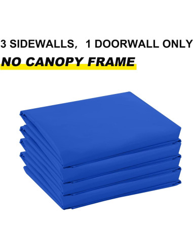 Pared Lateral Inclinada ABCCANOPY 10x10ft Azul - 4 Paredes