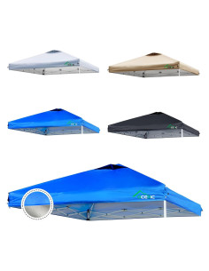Cubierta de Toldos Acepic 10x10 Azul Cielo Impermeable UV