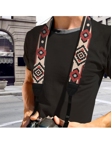 Correa de Cámara Ajustable Azteca para DSLR y SLR