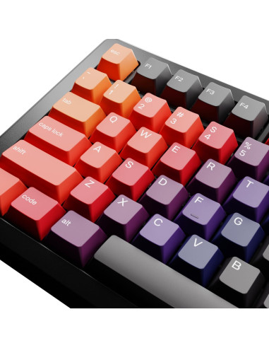 Teclas GPBT Gradiente Glorious para Teclados Mecánicos - Fuego