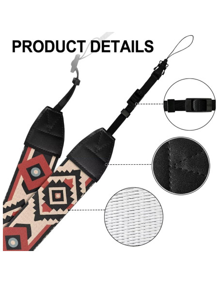 Correa de Cámara Ajustable Azteca para DSLR y SLR