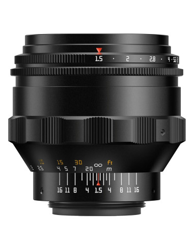 Lente TTArtisan 75mm F1.5 Bokeh Espiral Montura M42 Negro