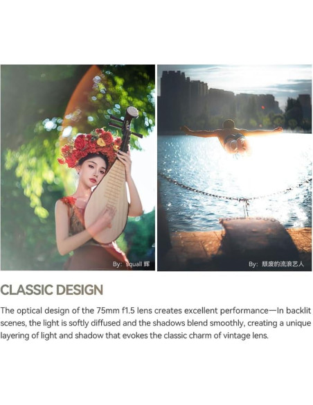 Lente TTArtisan 75mm F1.5 Bokeh Espiral Montura M42 Negro