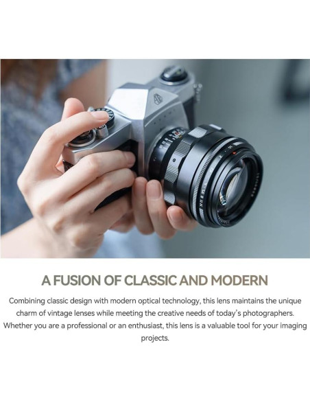 Lente TTArtisan 75mm F1.5 Bokeh Espiral Montura M42 Negro