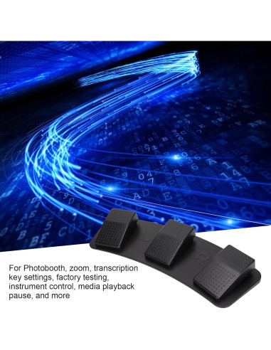 Pedal de Pie USB GOWENIC Triple Multifuncional Ergonómico