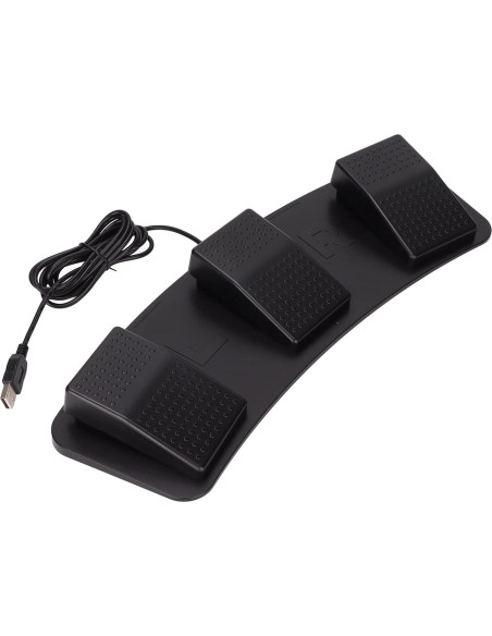 Pedal de Pie USB GOWENIC Triple Multifuncional Ergonómico