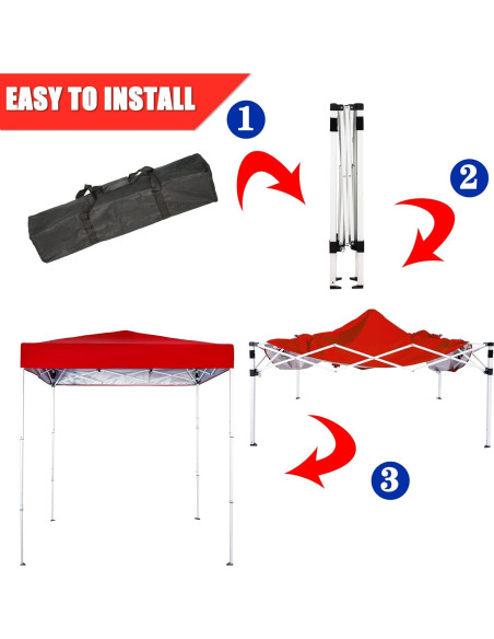 Tienda de Sombra Plegable Sunnyglade 1.83x1.22m Impermeable