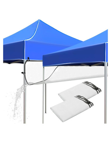 Canalones de Lluvia para Carpa Plegable HFYZZ 2 Pcs 304.8 cm