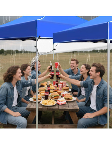 Canalones de Lluvia para Carpa Plegable HFYZZ 2 Pcs 304.8 cm