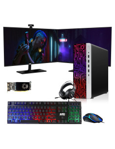 PC de escritorio HP G3 Intel i5 16GB RAM 1TB SSD Monitor 24"