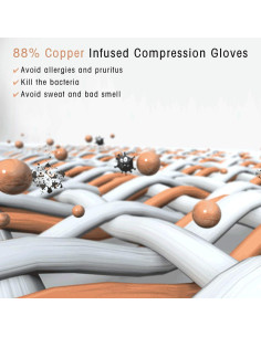 Guantes de Artritis HENOTIC de Cobre para Alivio de Dolores 2
