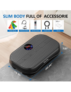 Máquina de Vibración FitinOne S03 para Ejercicio y Drenaje Linfático 2