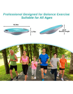 Tabla de Equilibrio NALANDA 41.5cm Antideslizante para Ejercicio 2