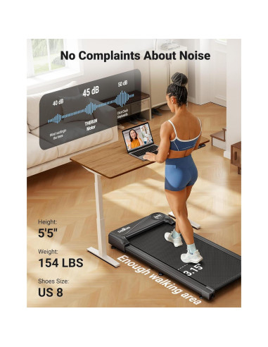 Caminadora Bajo Escritorio THERUN YT05-C Portátil 2 en 1