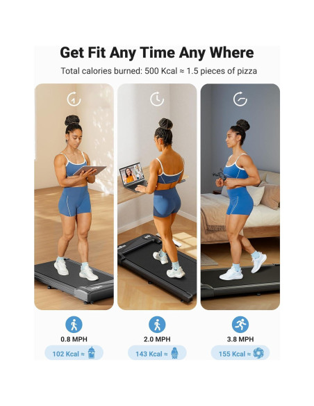 Caminadora Bajo Escritorio THERUN YT05-C Portátil 2 en 1