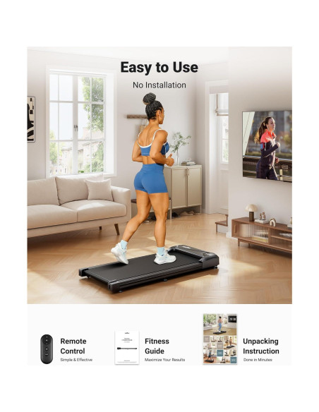 Caminadora Bajo Escritorio THERUN YT05-C Portátil 2 en 1