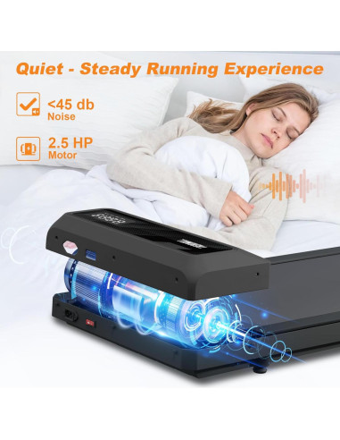 Caminadora Portátil Canisflax N2-GY 2.5HP 136kg Inclinación