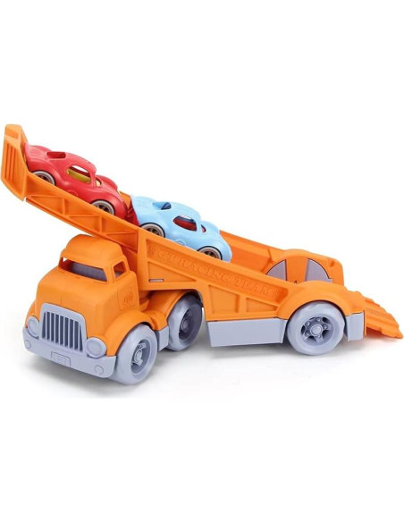 Camión de Carreras Green Toys con 2 Coches - 0.69 kg