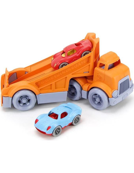 Camión de Carreras Green Toys con 2 Coches - 0.69 kg