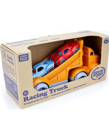 Camión de Carreras Green Toys con 2 Coches - 0.69 kg
