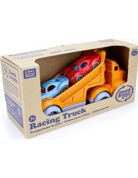 Camión de Carreras Green Toys con 2 Coches - 0.69 kg