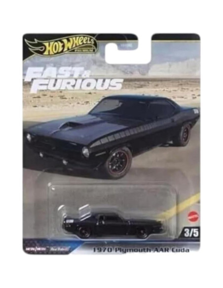 Set de 5 coches de metal fundido Hot Wheels Rápido y Furioso