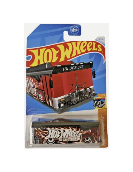 Autobús Hot Wheels Rápido Tránsito 1:64 Metal Fundido