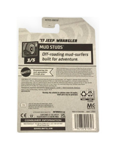 Hot Wheels Jeep Wrangler 2017 Escala 1:64 Caza del Tesoro 2