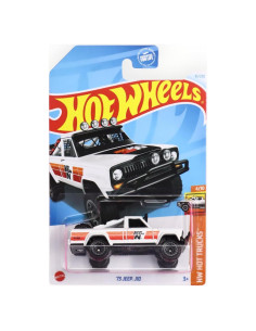 Hot Wheels Jeep J10 1973 Die Cast Blanco 17.78x12.7cm