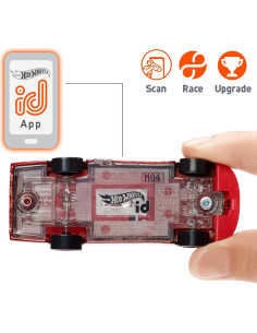 Vehículo Hot Wheels id Oval Drive con chip NFC 1:64 2