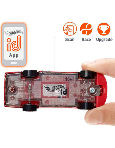 Vehículo Hot Wheels id Oval Drive con chip NFC 1:64