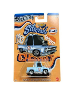 Hot Wheels Chevy Silverado '83 Toon'd 1:64 Diecast Plateado