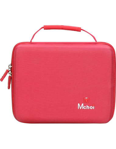 Estuche Mchoi para 20 Autos Hot Wheels - Organizador Rojo